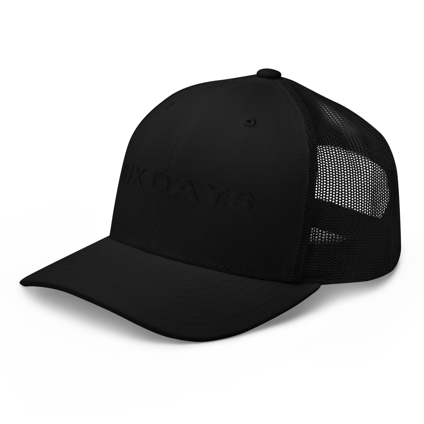 Crown Trucker Cap - Black Letter