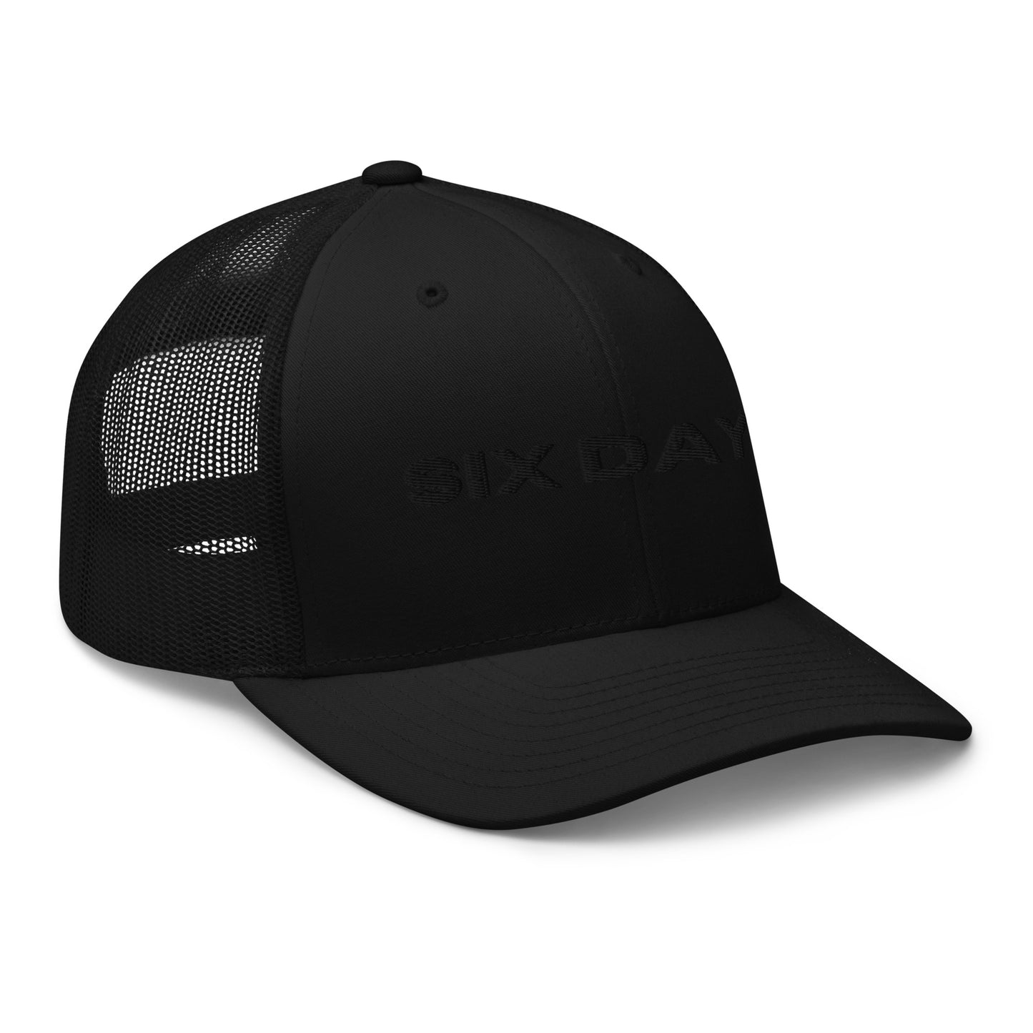 Crown Trucker Cap - Black Letter
