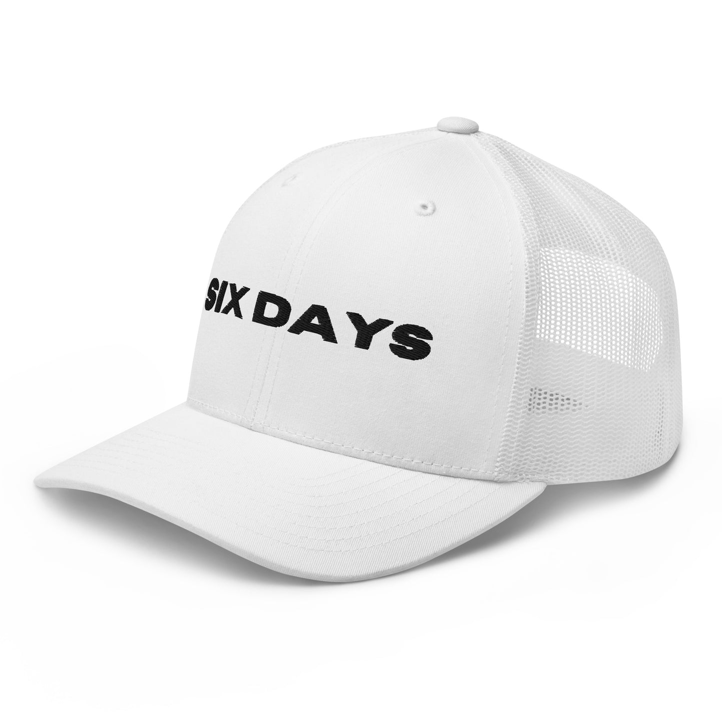 Crown Trucker Cap - Black Letter